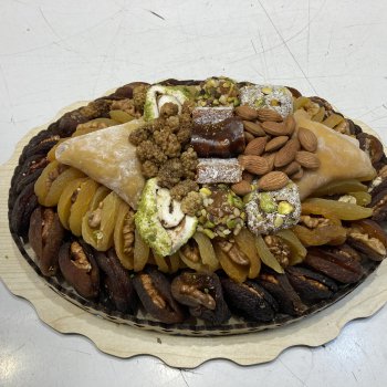 OVAL KAYISI  CEVİZ DOLMALI SEPET KÜÇÜK  SEPET